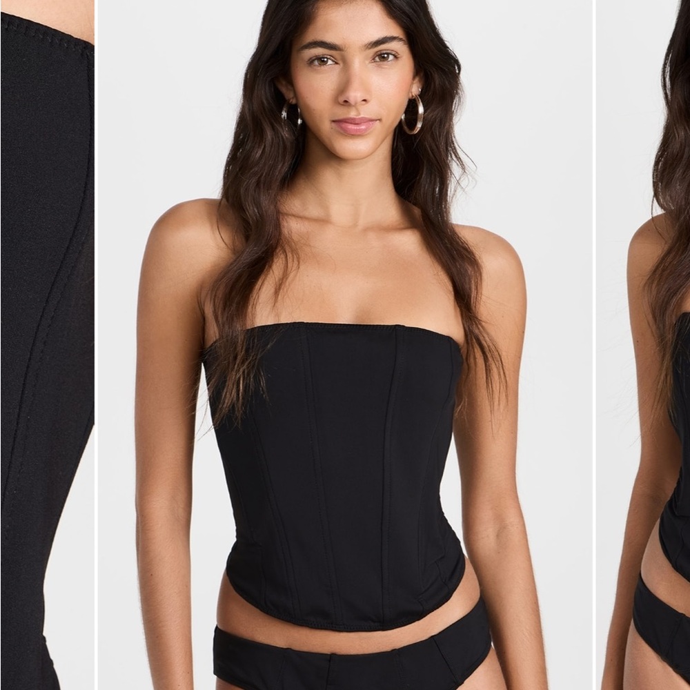 Staud Francesca corset bikini top